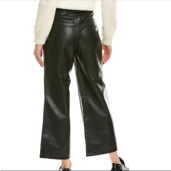 NWT Bagatelle Black pleather high waisted high rise pants leather - Picture 2 of 3